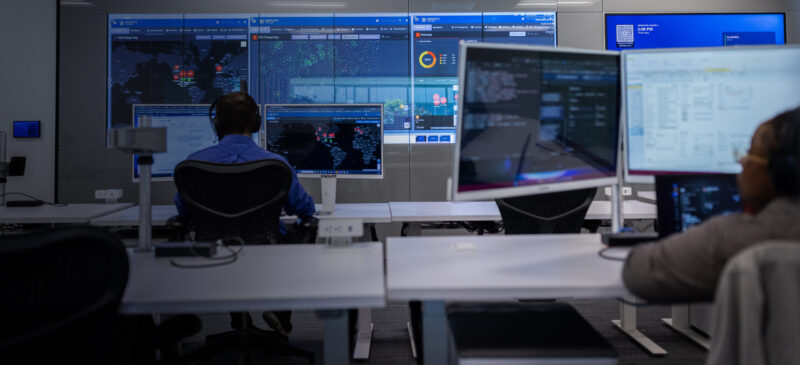 infra management services being carried out by an enterprise operations center team